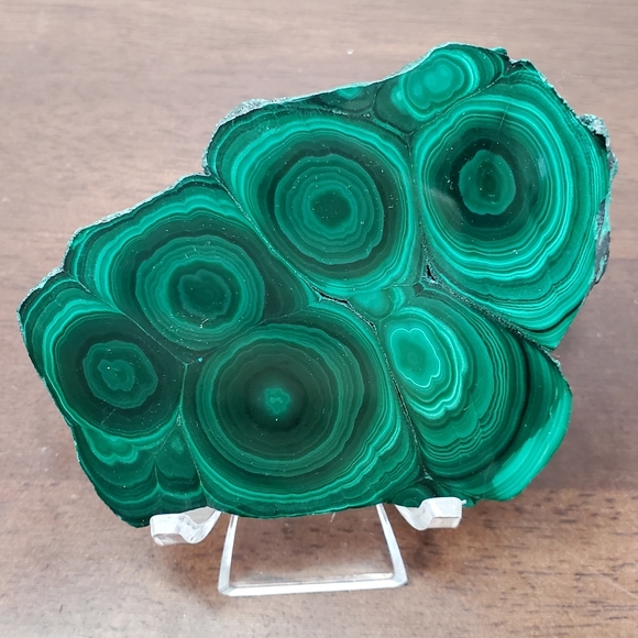 Malachite Crystal Slab 0.42 Pounds - Picture 4 of 12